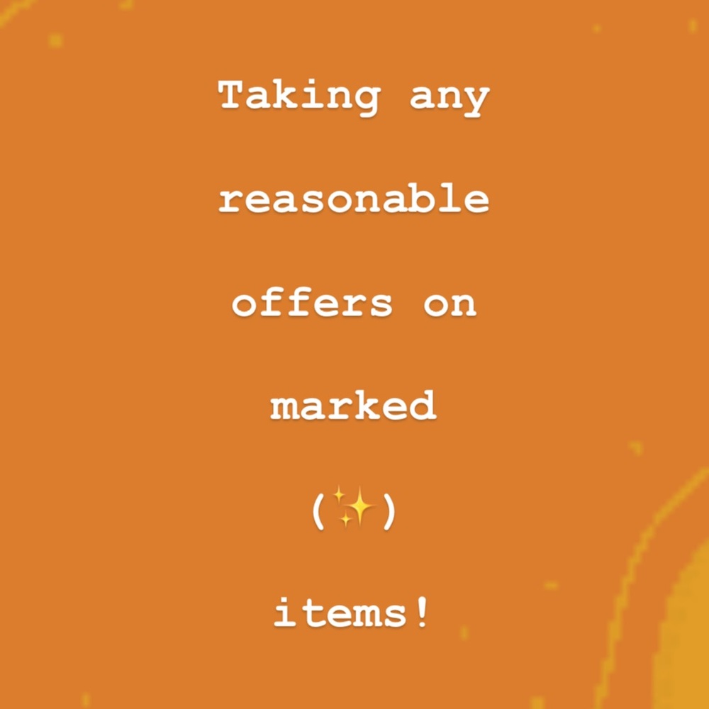 Look for the ✨ and name your price, poshers!